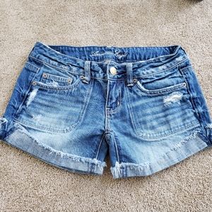American eagle denim shorts